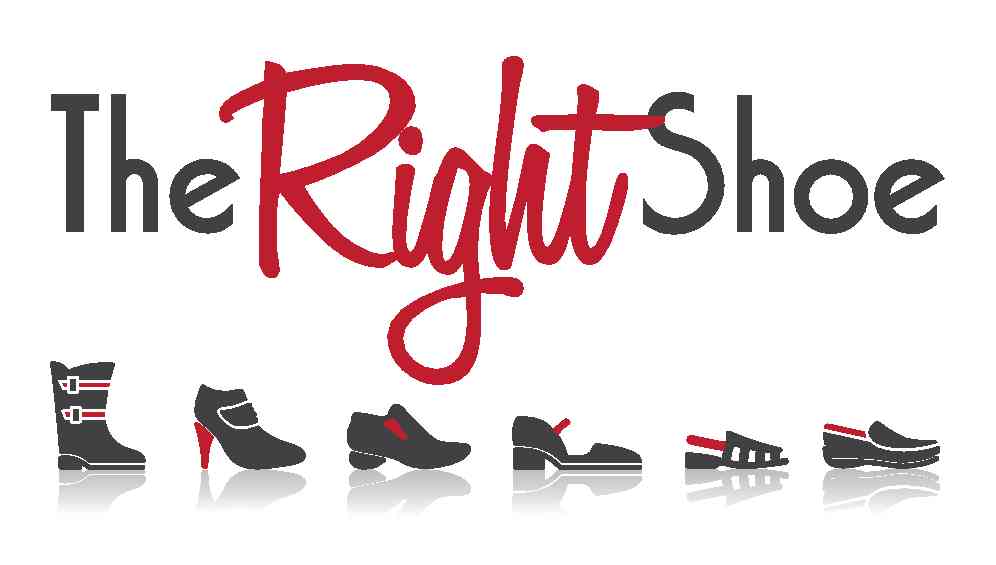 The right shoe logo.