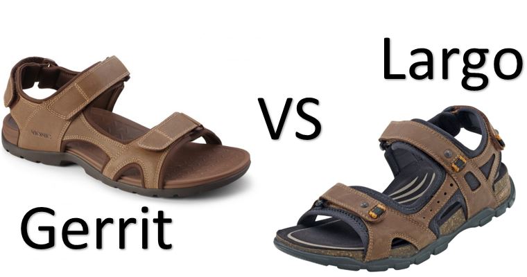 A comparison between Gerrit and Largo slippers