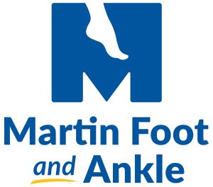 Martin Foot And Ankle Logo On A White Background